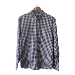 Banana Republic Button Down Plaid Shirt  red, white, & blue Size L Men